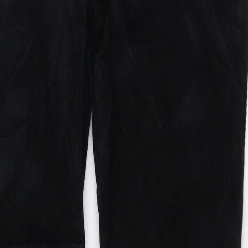 M&Co Womens Black Cotton Straight Jeans Size 10 L30 in Regular Button