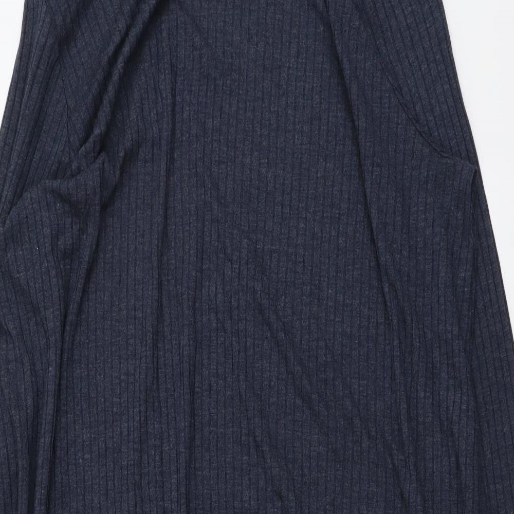 Marks and Spencer Womens Grey Polyester A-Line Size 20 Round Neck Pullover