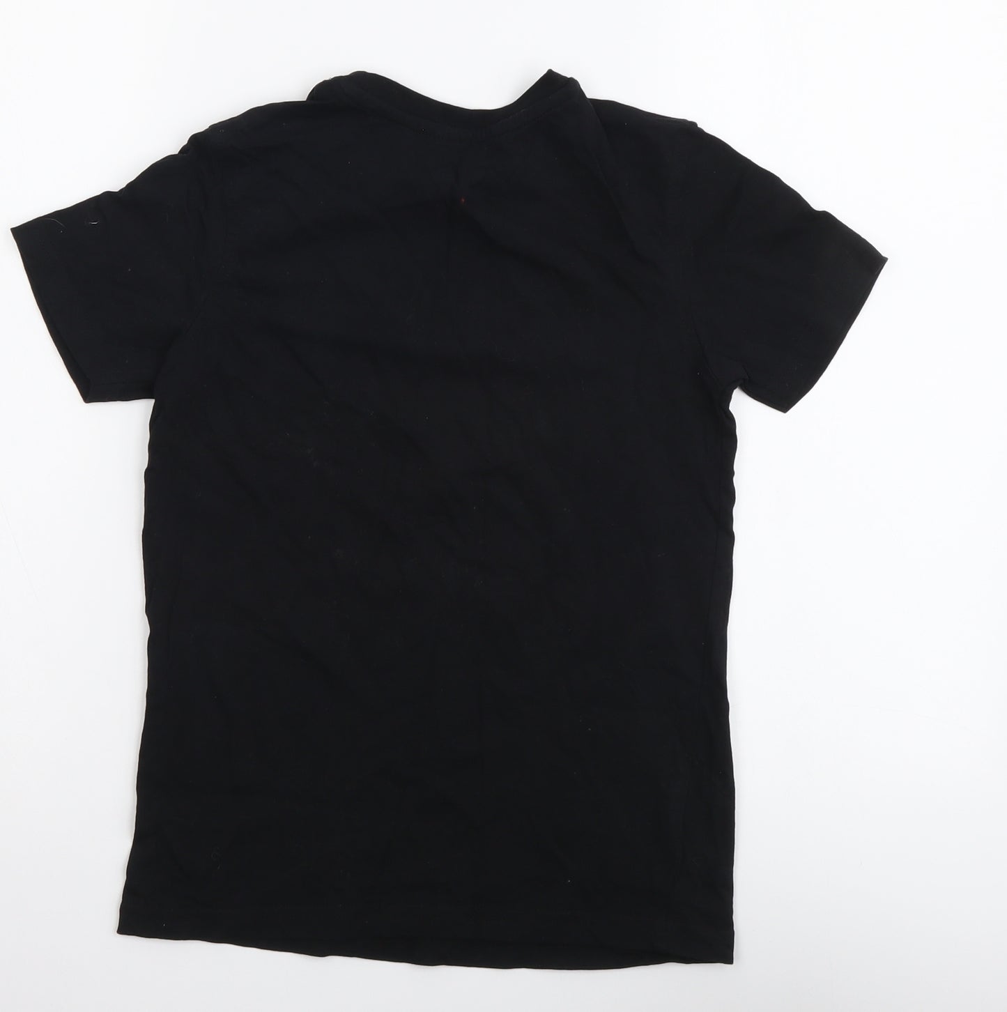 George Boys Black Cotton Basic T-Shirt Size 9-10 Years Round Neck Pullover - Legendary Gamer