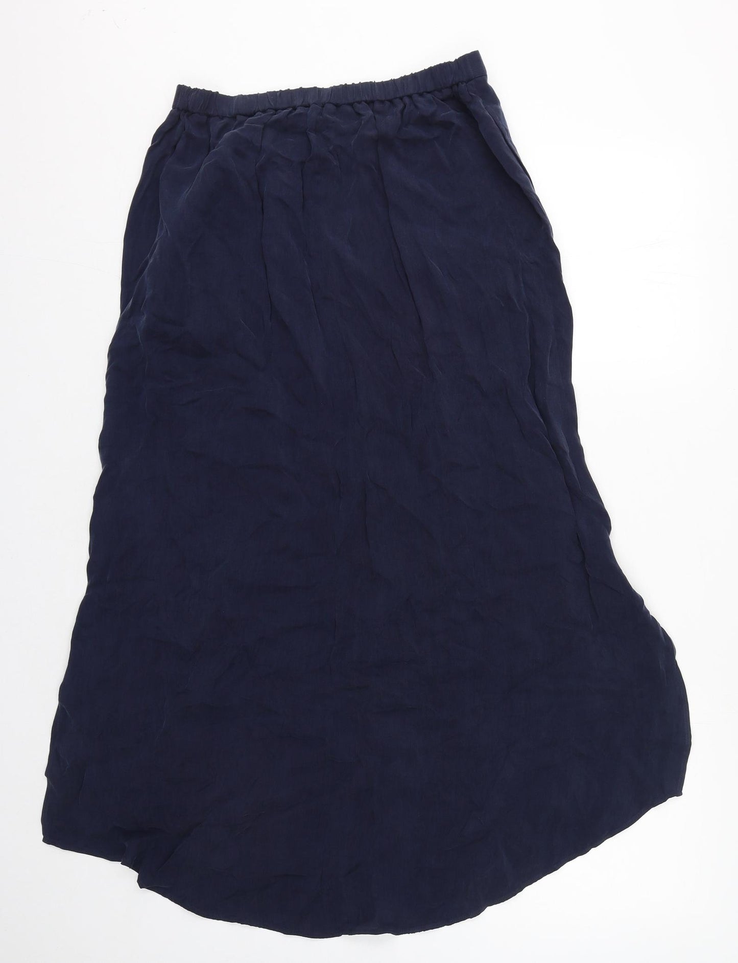 Per Una Womens Blue Polyester A-Line Skirt Size 12 - Navy