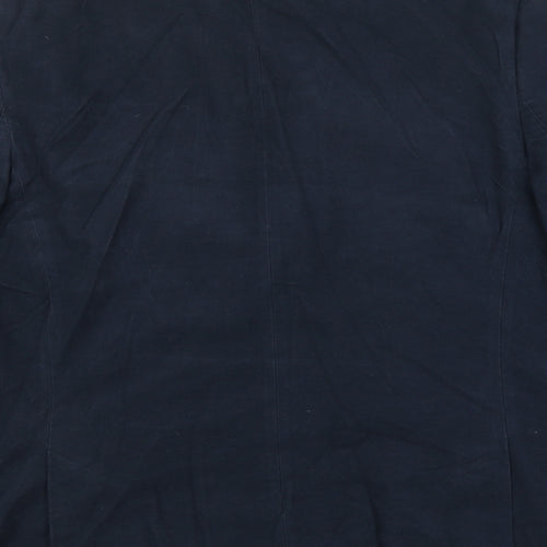 Marks and Spencer Mens Blue Cotton Jacket Blazer Size L
