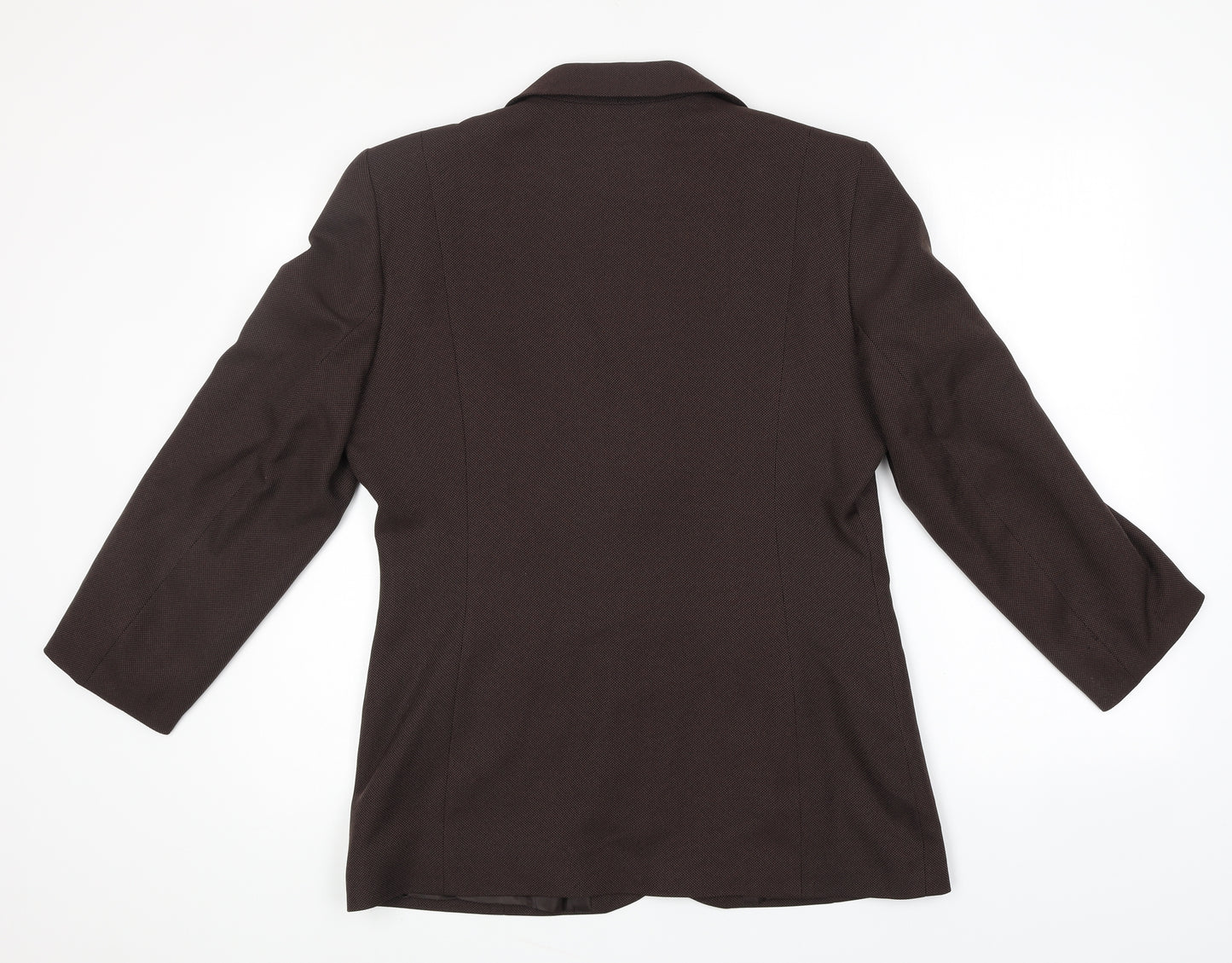 BONMARCHE Womens Brown Jacket Blazer Size 14 Button