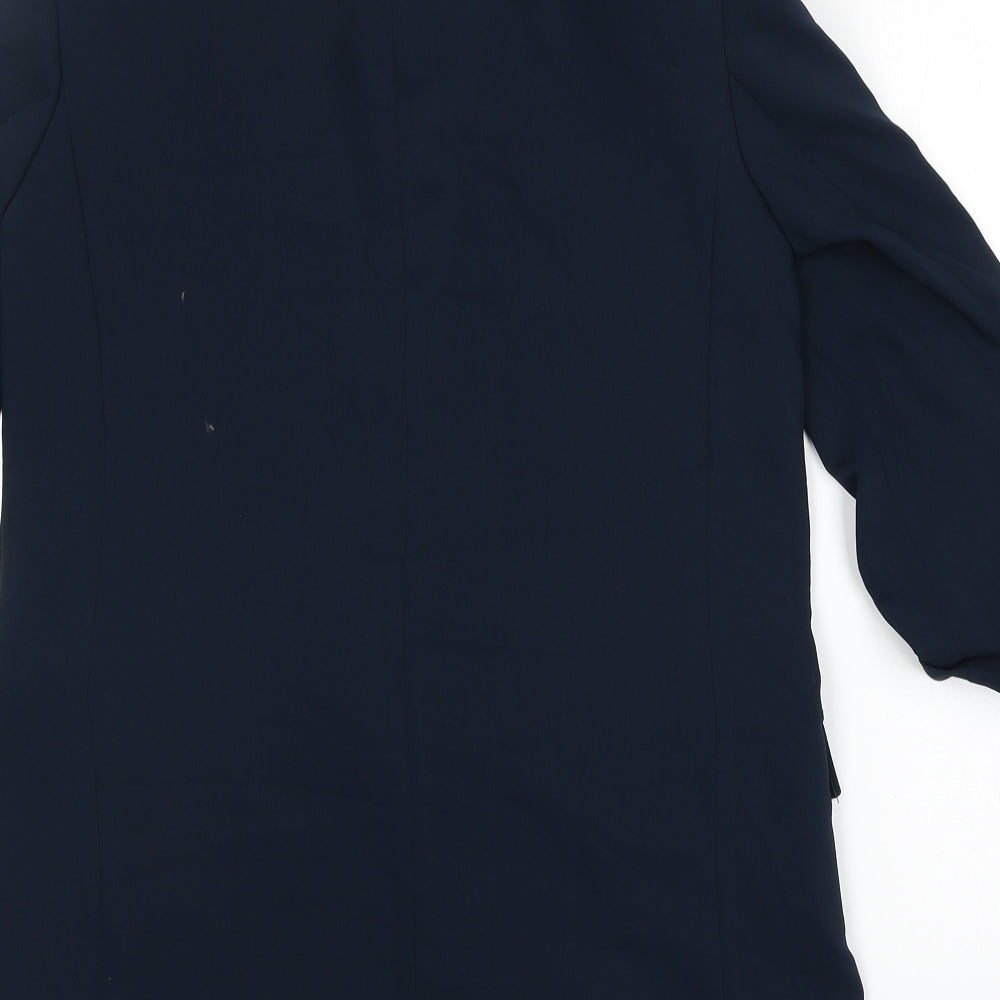 Zara Womens Blue Jacket Blazer Size XS