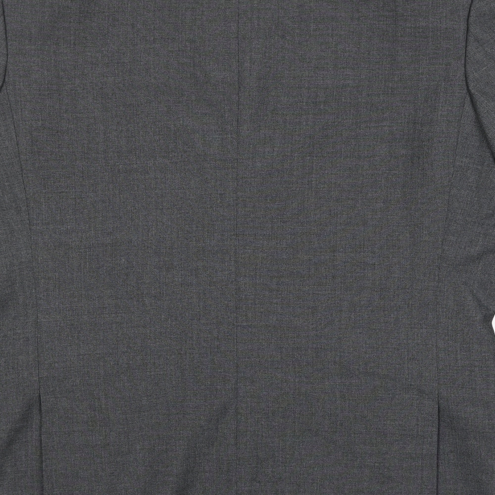 Fairway Mens Grey Polyester Jacket Blazer Size 2XL