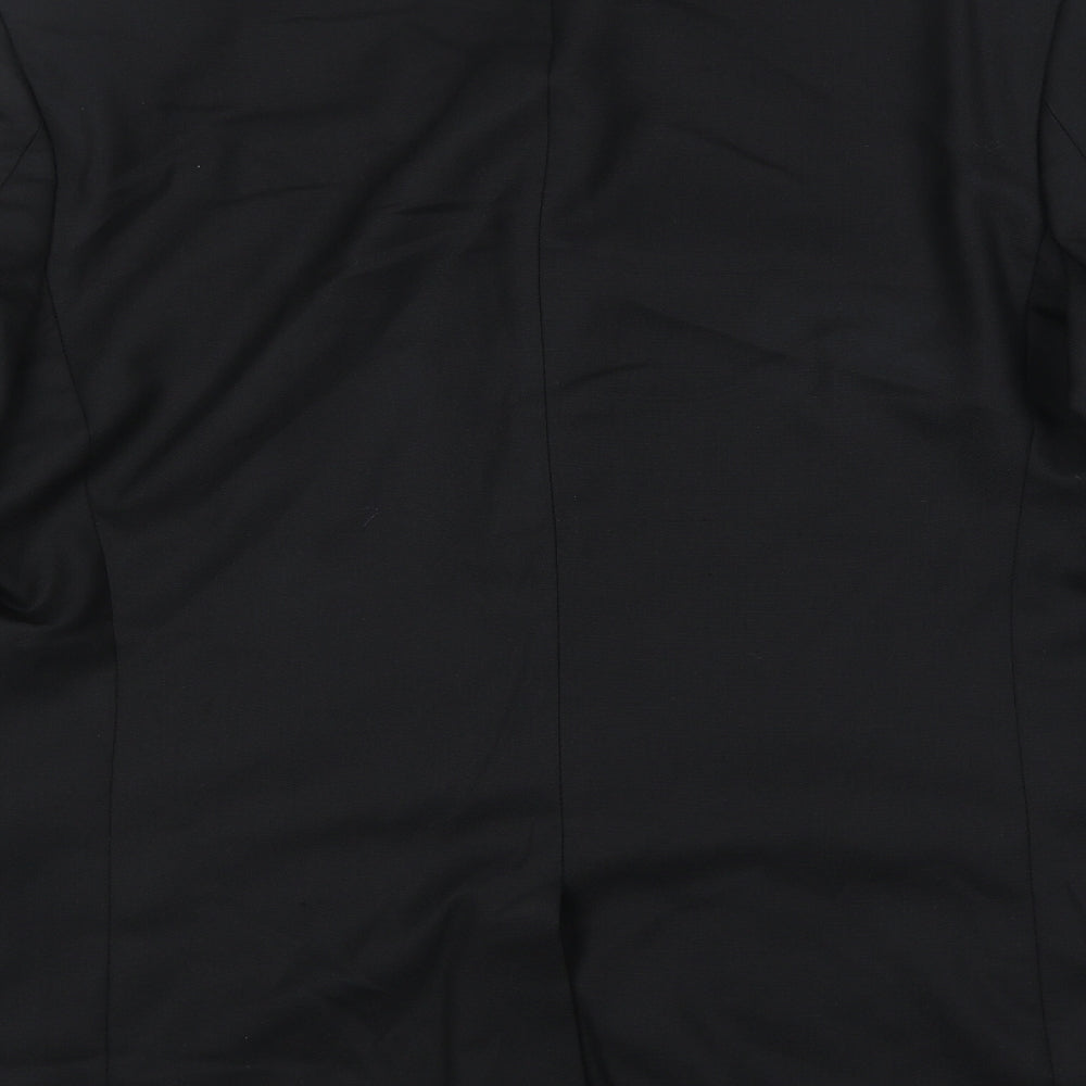 Jasper Conran Mens Black Wool Jacket Blazer Size L