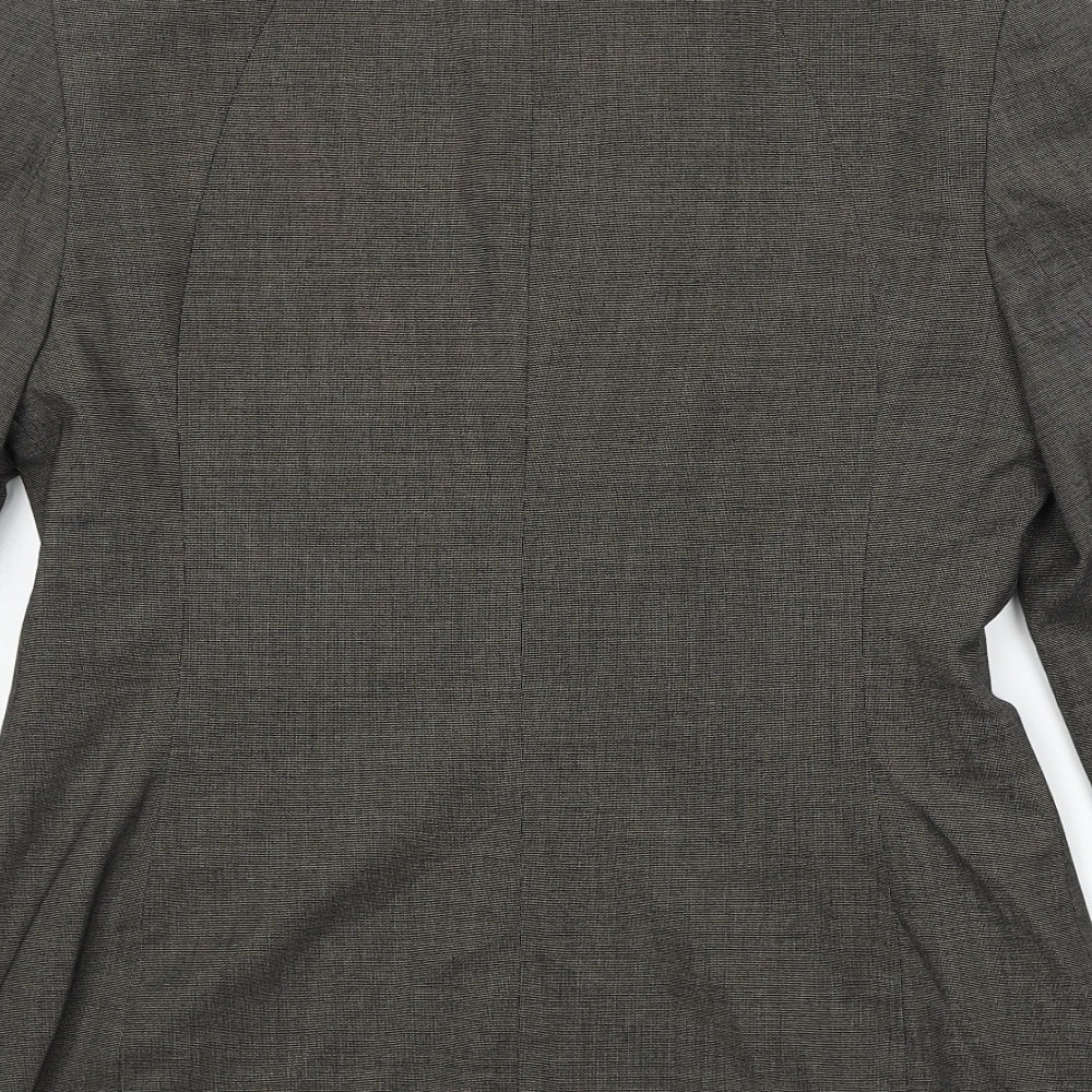 NEXT Womens Grey Polyester Jacket Blazer Size 12