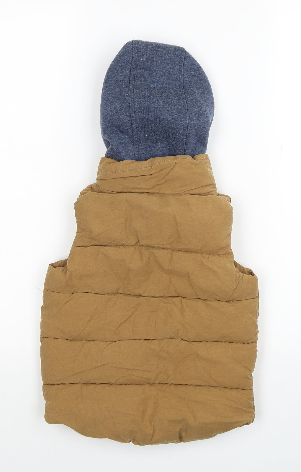 NEXT Boys Brown Gilet Coat Size 3 Years Zip