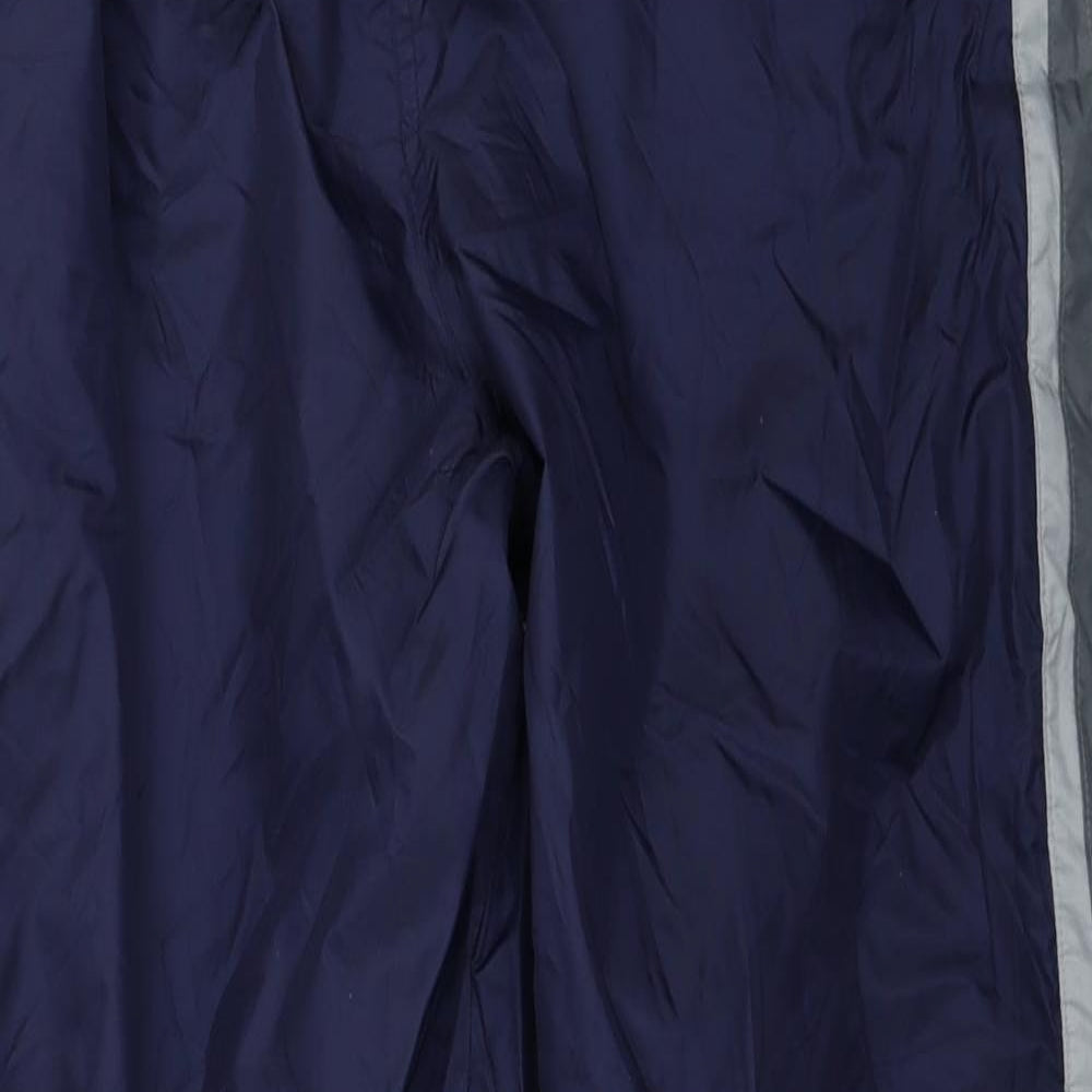 Sportrax Boys Blue Polyester Rain Trousers Trousers Size XL Regular Button - Full Leg Button Up