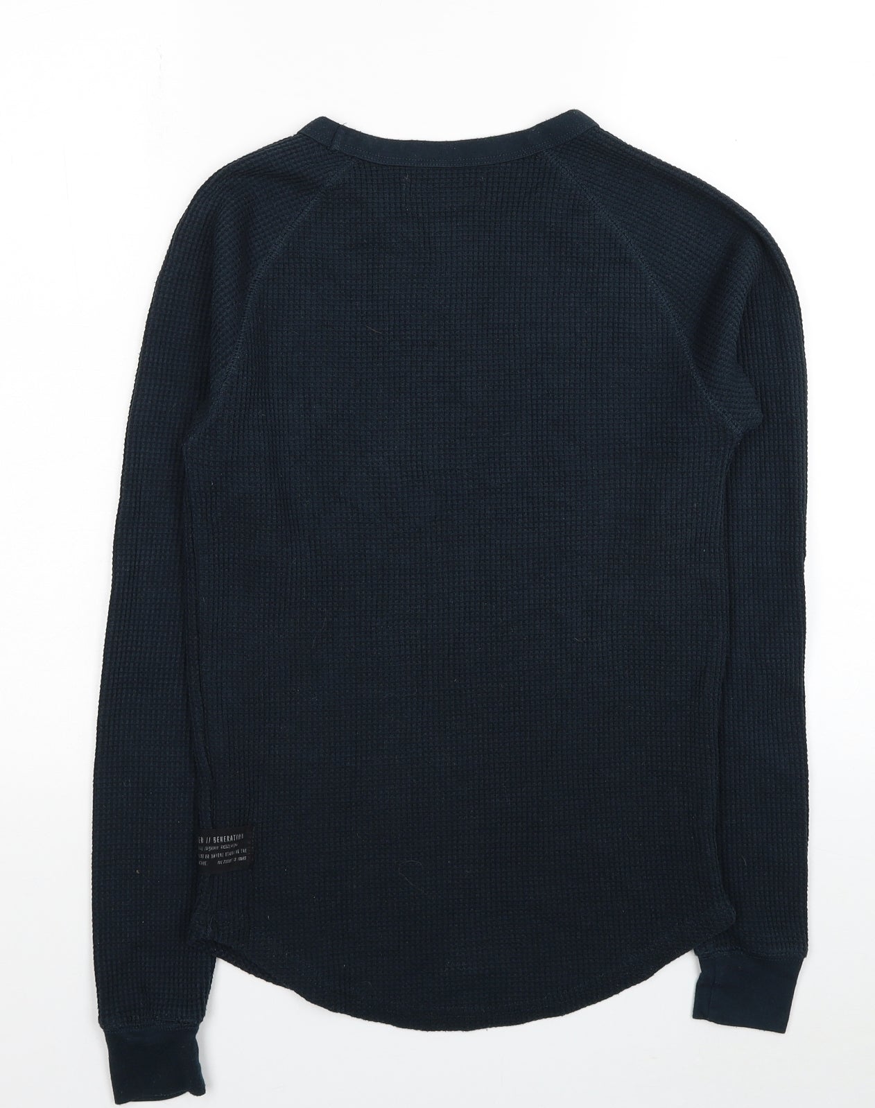 Primark Mens Green Round Neck Polyester Pullover Jumper Size S