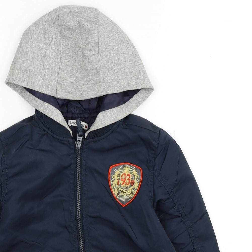 Ladybird Boys Blue Jacket Coat Size 4-5 Years Zip