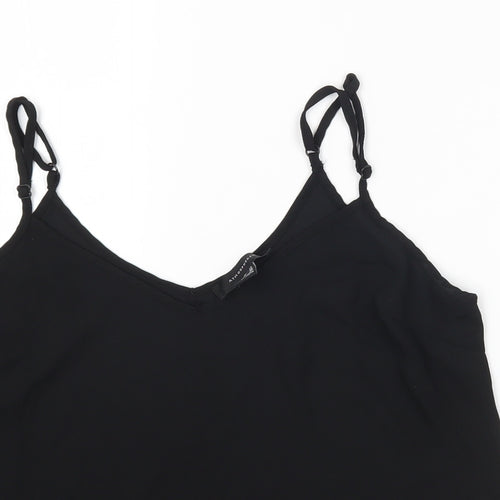 Primark Womens Black Polyester Camisole Tank Size 14 V-Neck