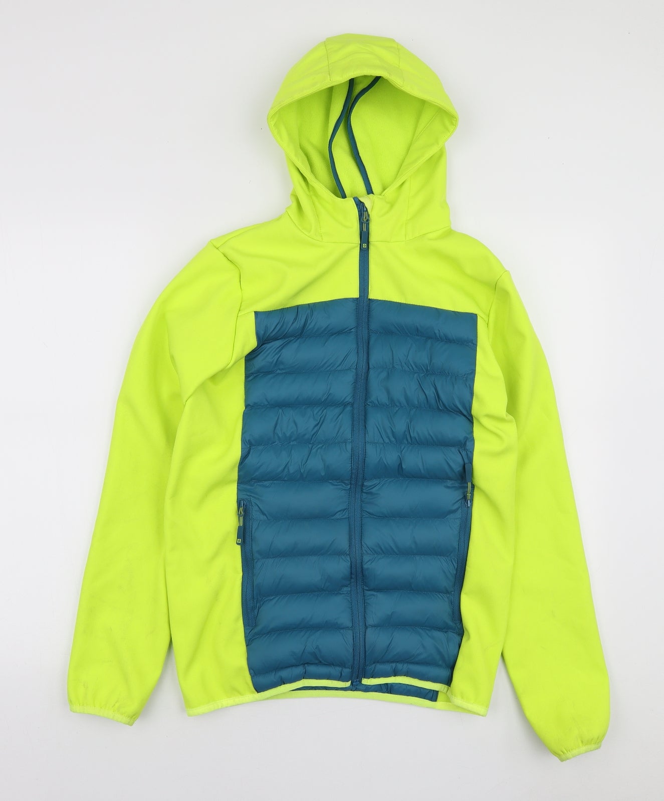 Mountain Warehouse Boys Yellow Puffer Jacket Jacket Size 13 Years Zip