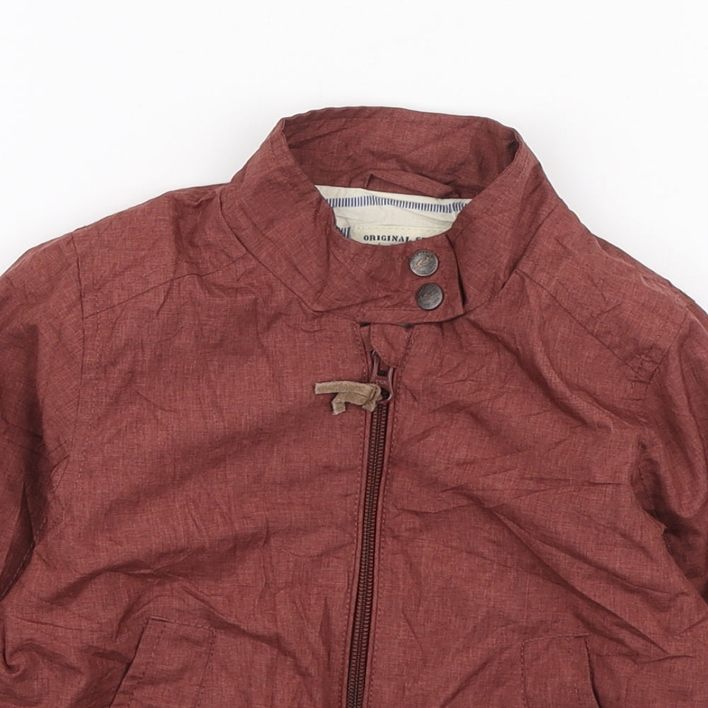 NEXT Boys Brown Bomber Jacket Jacket Size 2-3 Years Zip