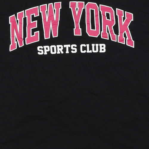 George Womens Beige Cotton Basic T-Shirt Size 14 Round Neck - New York Sports Club
