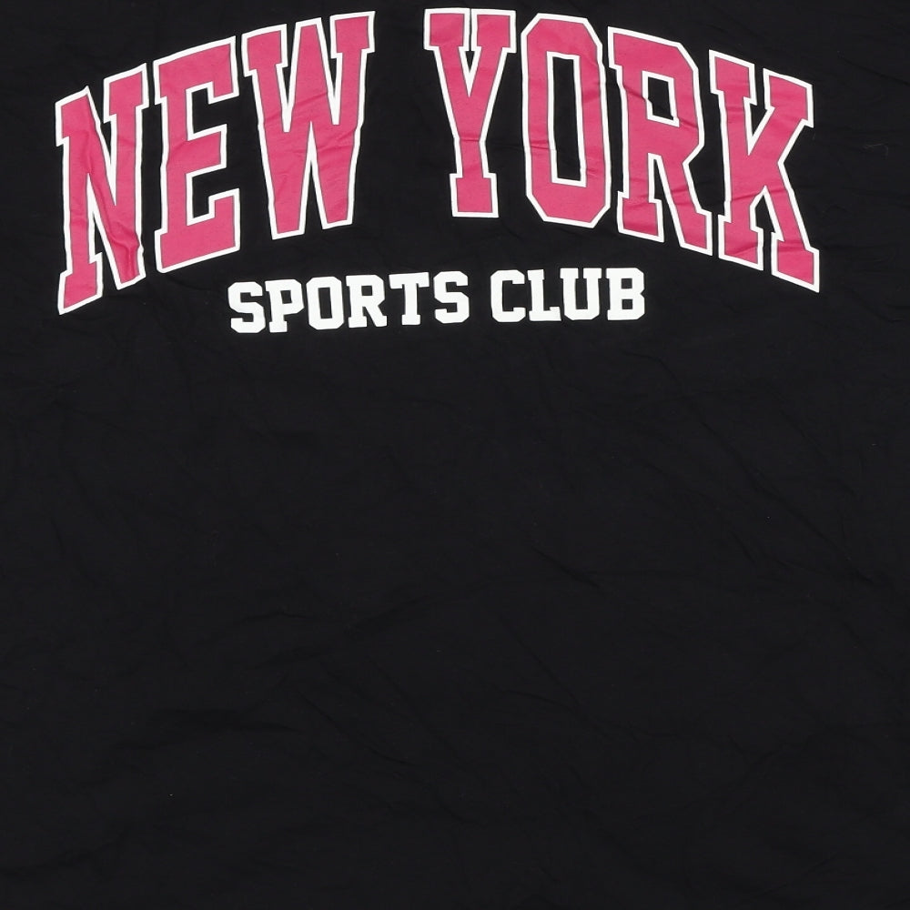 George Womens Beige Cotton Basic T-Shirt Size 14 Round Neck - New York Sports Club