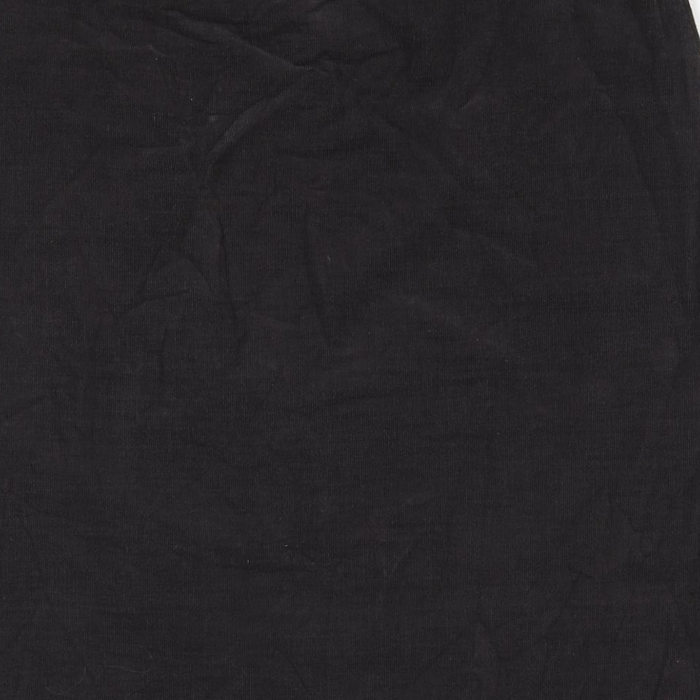 MANTARAY PRODUCTS Womens Brown Cotton A-Line Skirt Size 12 Zip - Floral detail