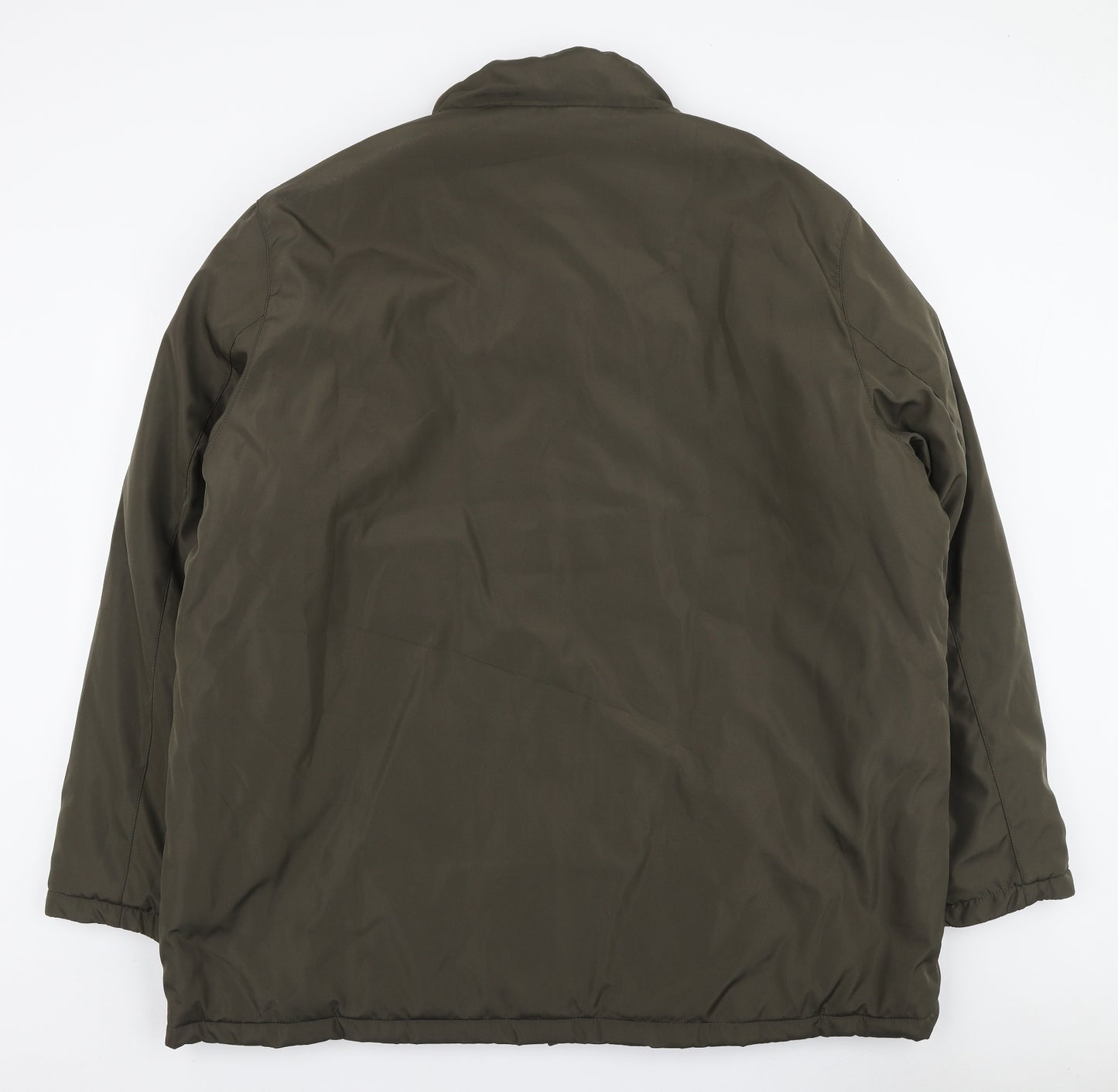 Premier Man Mens Green Quilted Jacket Size 2XL Zip