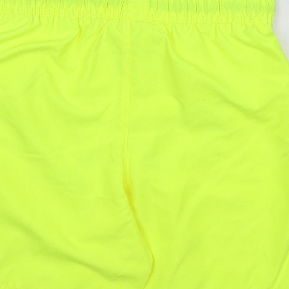 George Boys Yellow Polyester Sweat Shorts Size 9-10 Years Regular Drawstring - Swimming Shorts