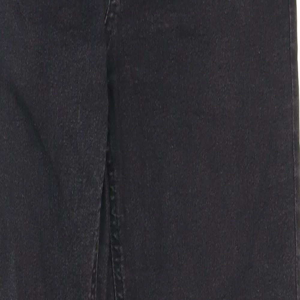 Marks and Spencer Womens Black Cotton Jegging Jeans Size 8 L29 in Regular