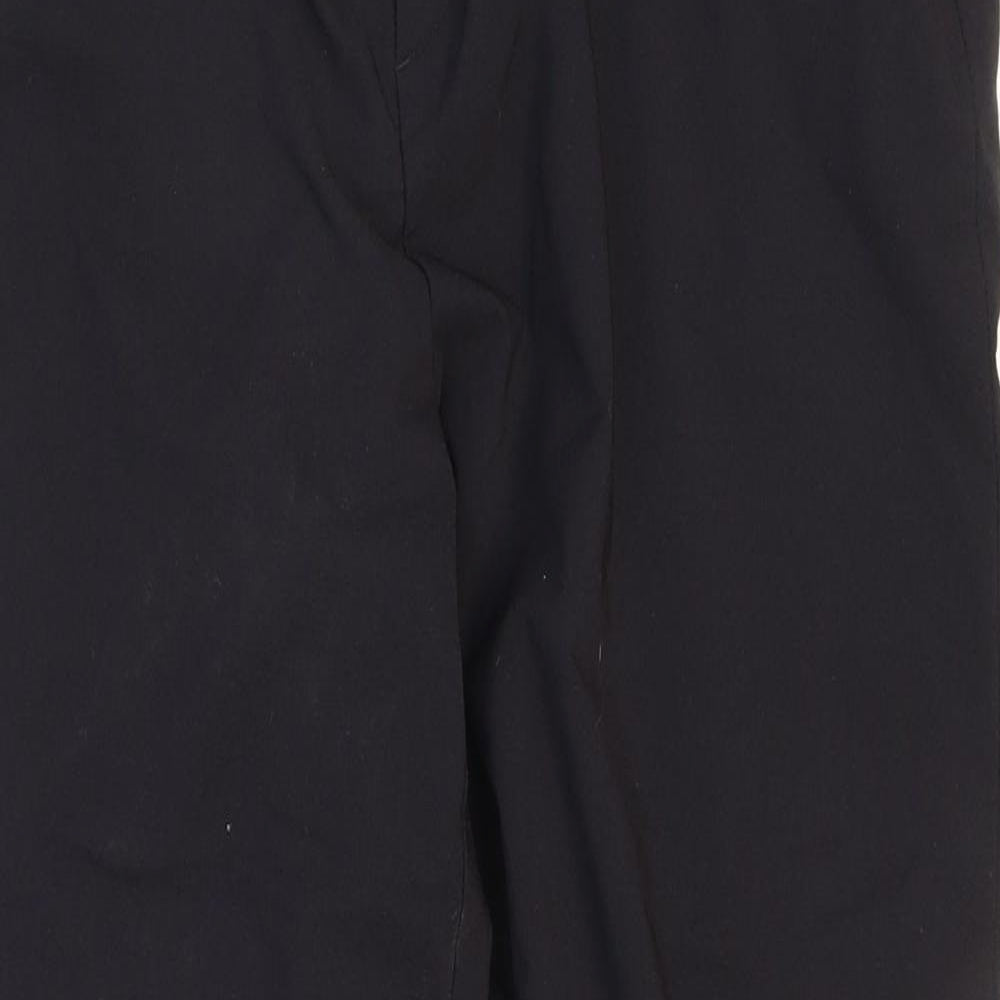Heattech Mens Black Polyester Rain Trousers Trousers Size 28 in L27 in Regular Zip