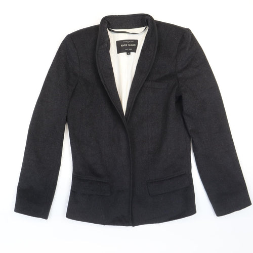 River Island Womens Grey Jacket Size 8