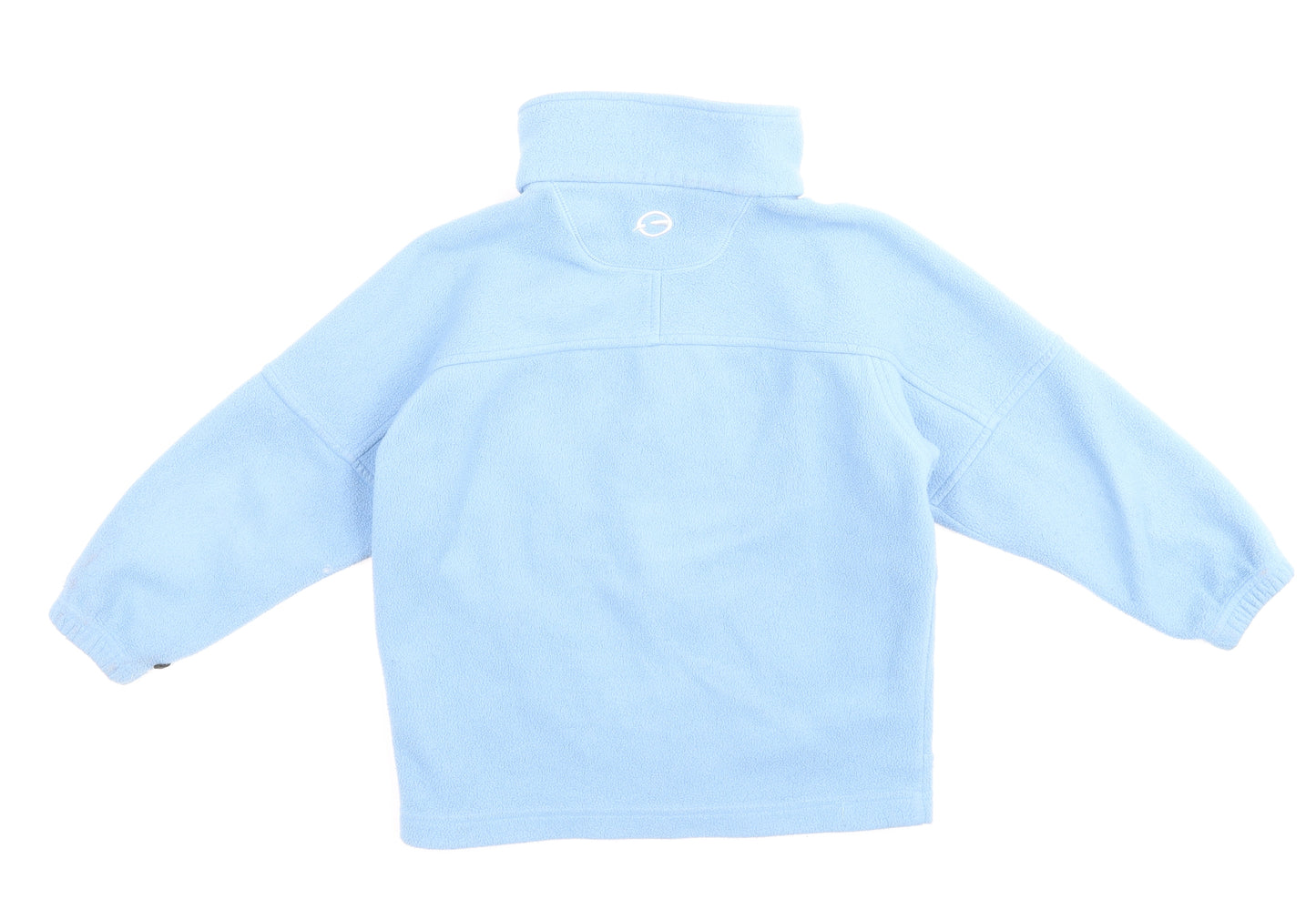 Sprayway Boys Blue High Neck Polyester Full Zip Jumper Size 6 Years Zip