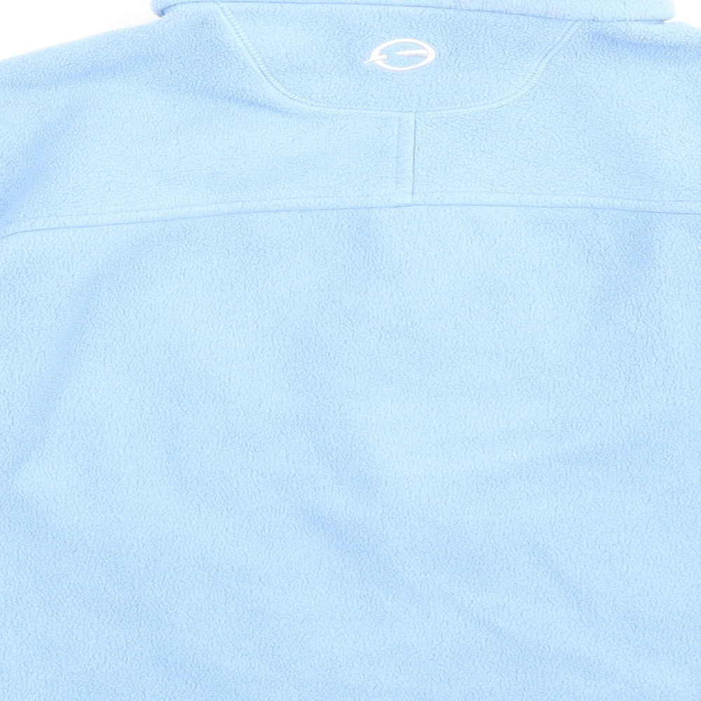 Sprayway Boys Blue High Neck Polyester Full Zip Jumper Size 6 Years Zip