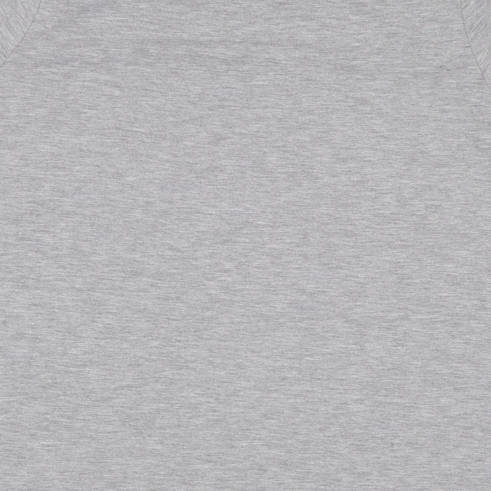 F&F Womens Grey Polyester Basic T-Shirt Size 16 Round Neck - Infinity