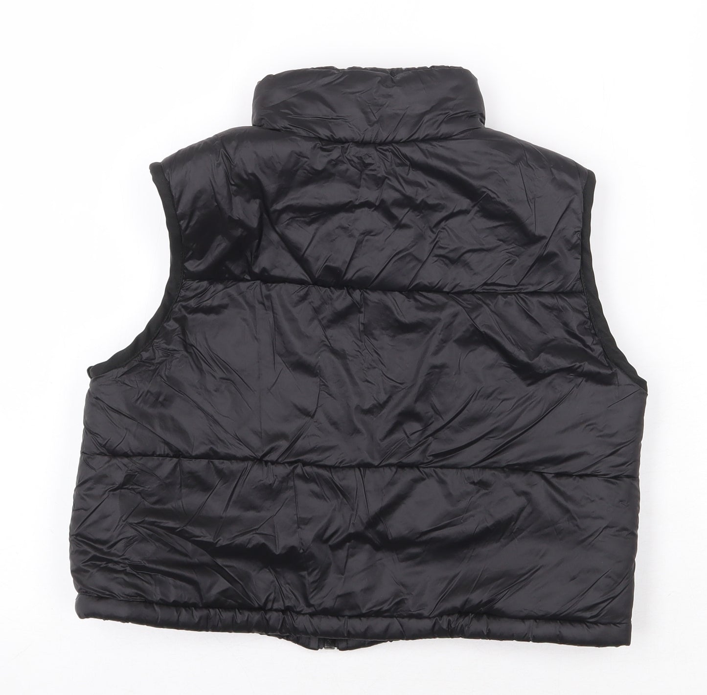 SheIn Girls Black Gilet Coat Size 10 Years Zip