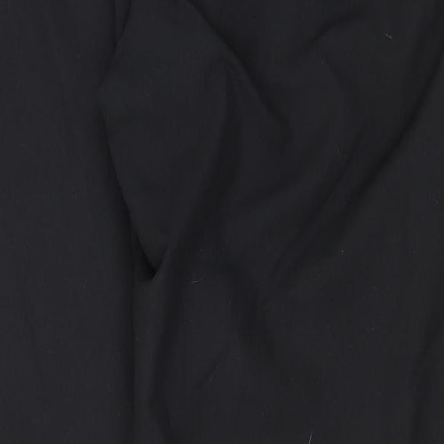 adidas Mens Black Striped Polyester Jogger Trousers Size L L30 in Regular Tie