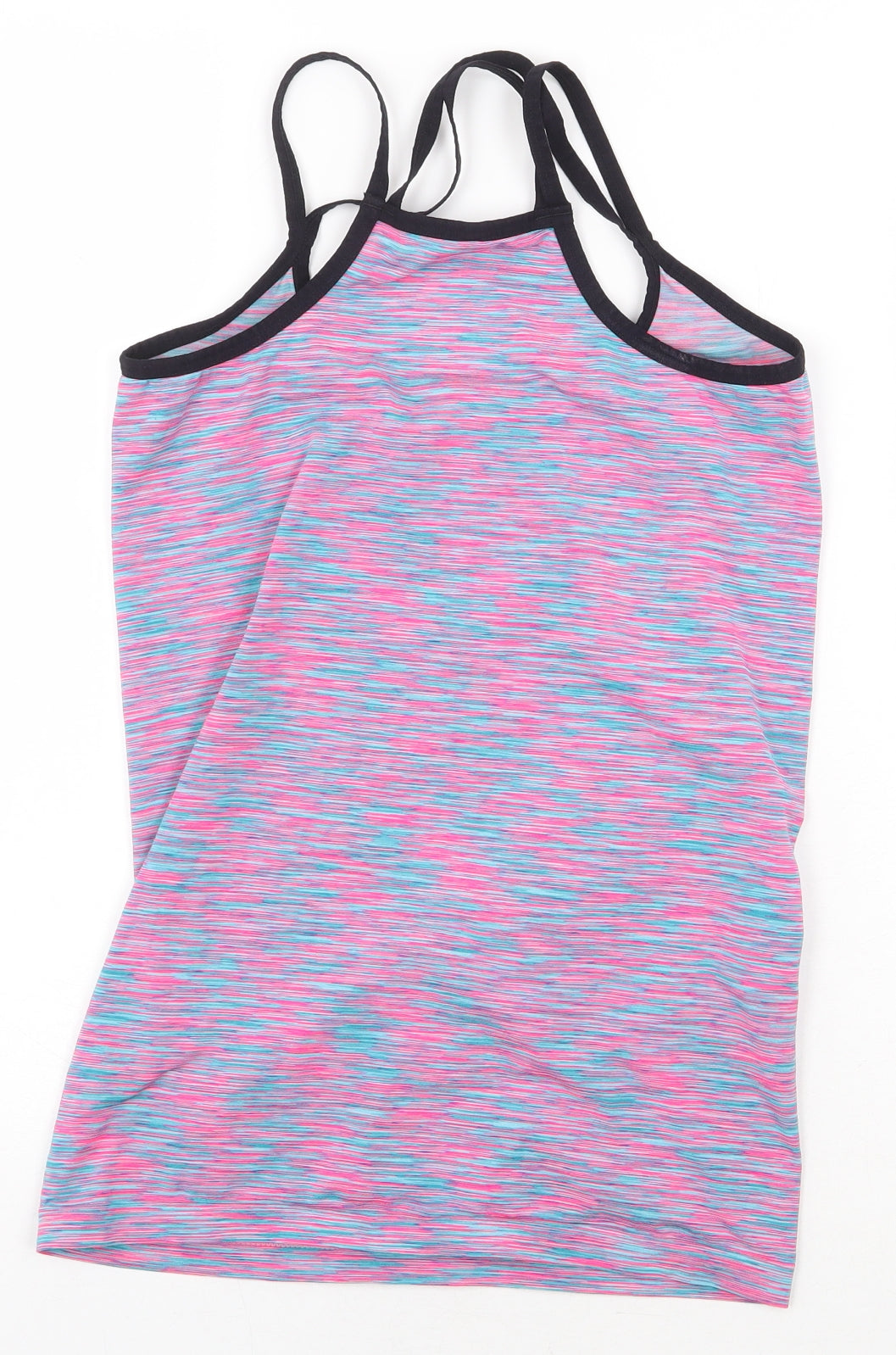 Atmosphere Womens Multicoloured Polyester Basic Tank Size 10 Scoop Neck Pullover