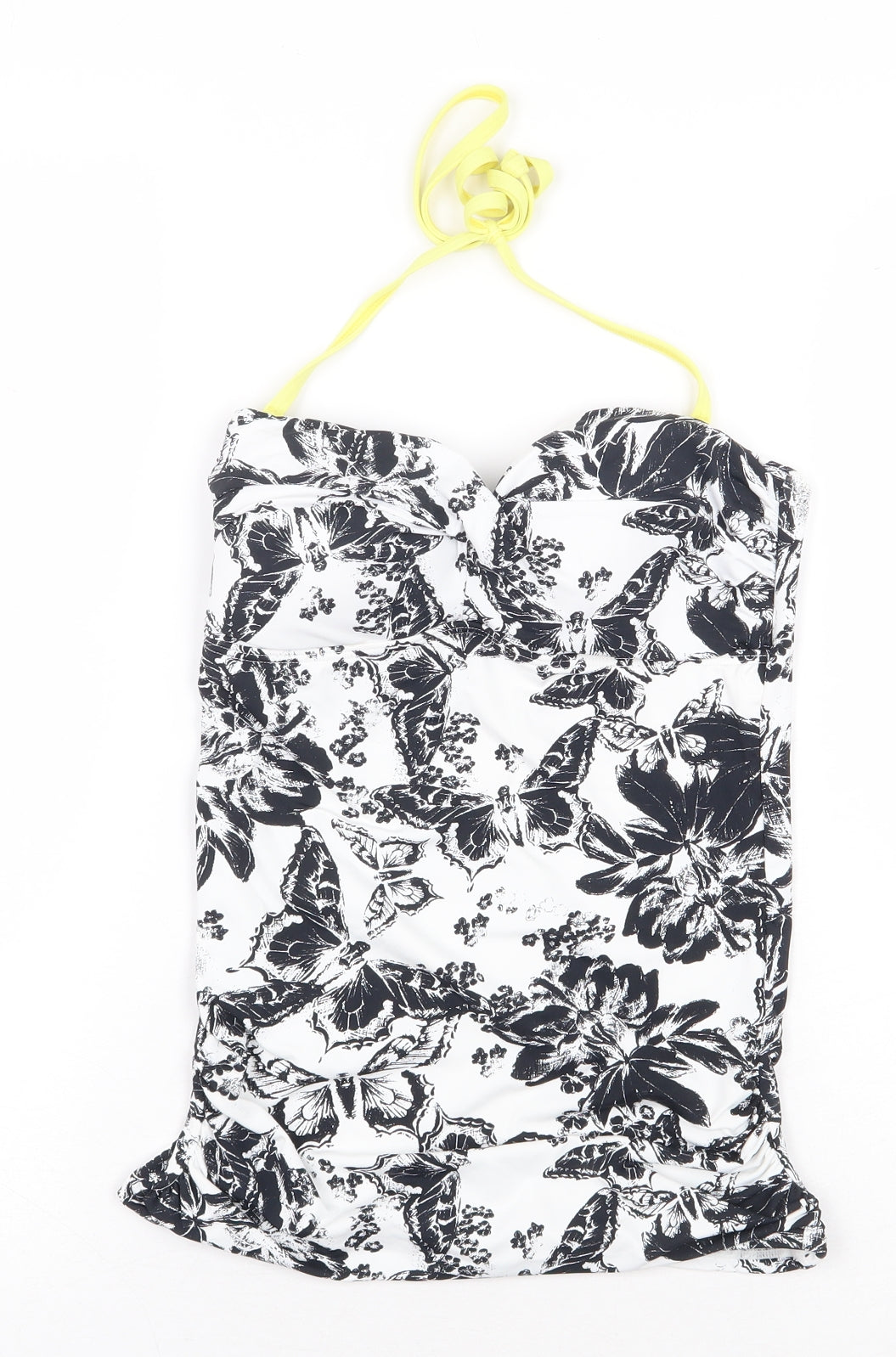 NEXT Womens White Floral Nylon One Piece Size 8