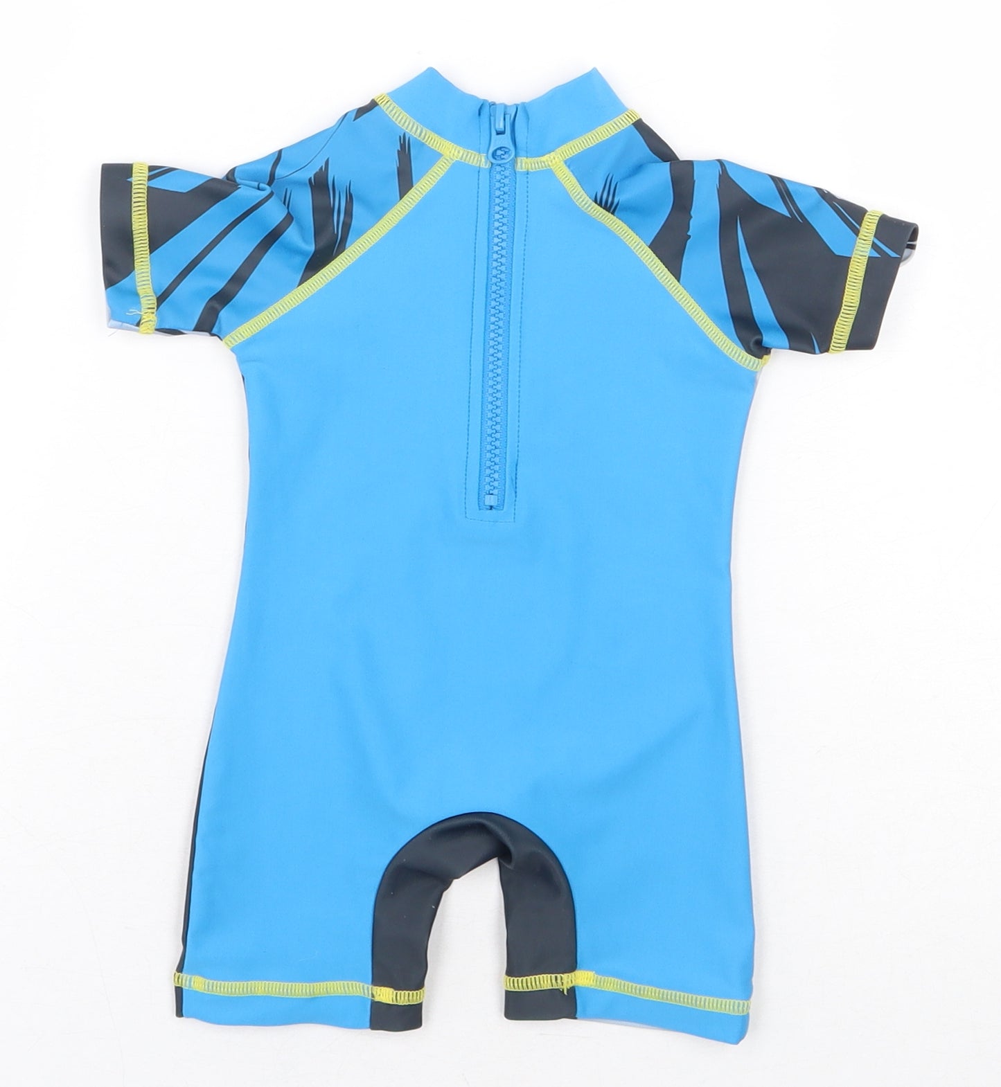 NEXT Baby Blue Polyester Shorts Outfit/Set Size 6-9 Months Zip - Batman