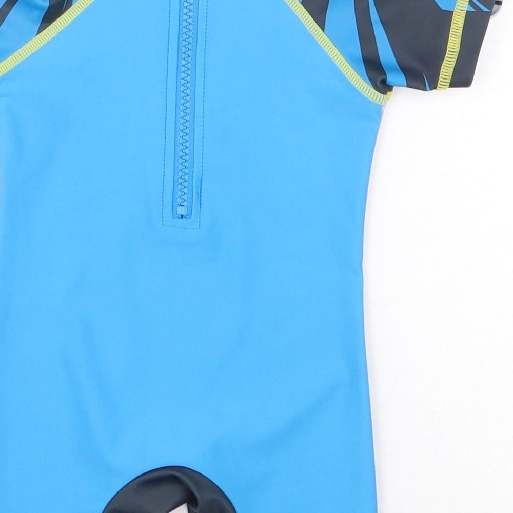 NEXT Baby Blue Polyester Shorts Outfit/Set Size 6-9 Months Zip - Batman