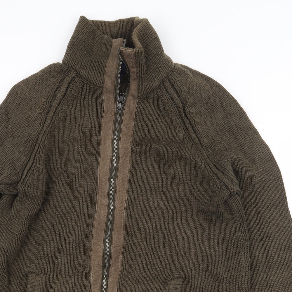 Gap Mens Green Bomber Jacket Jacket Size M Zip