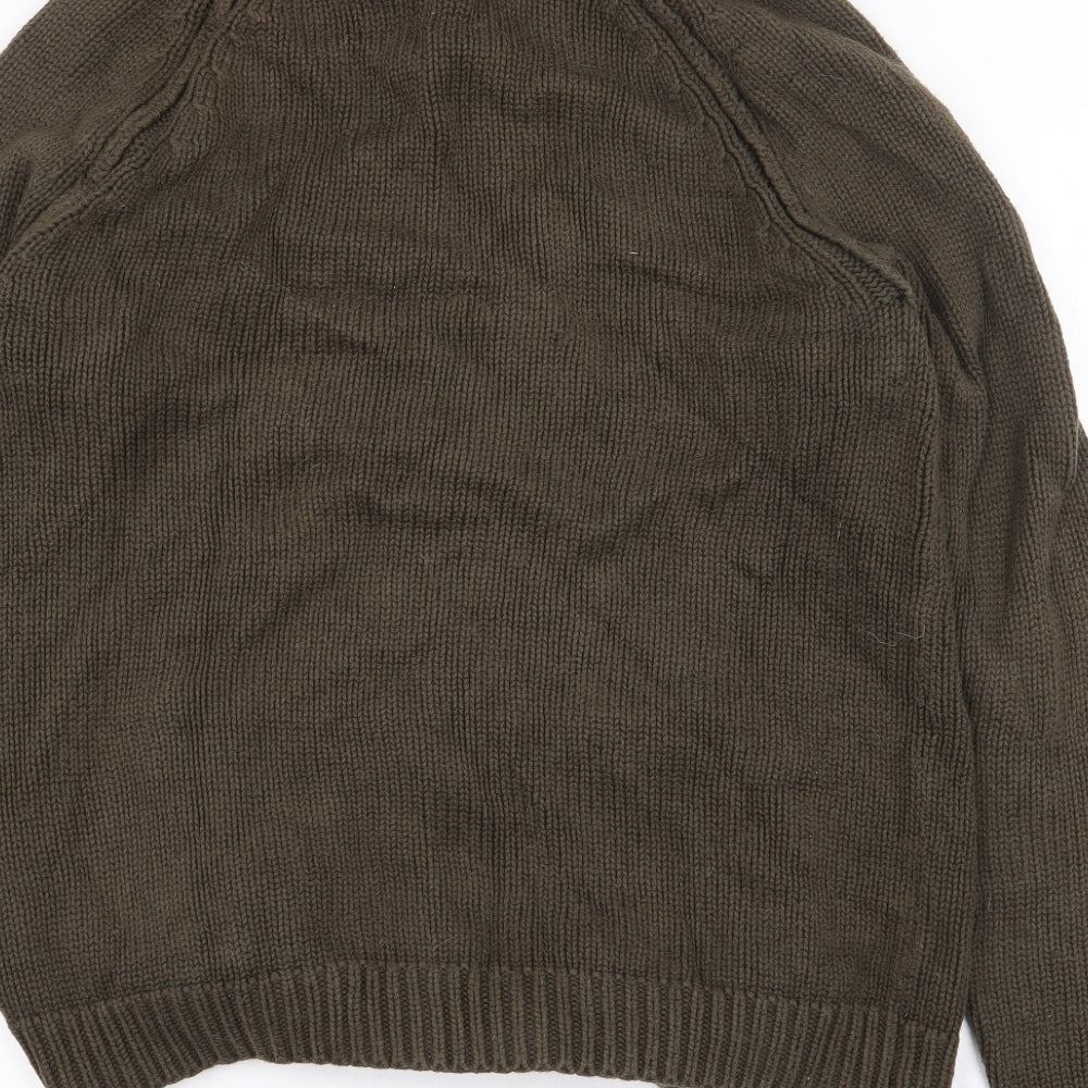 Gap Mens Green Bomber Jacket Jacket Size M Zip