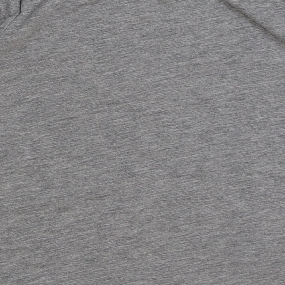 Primark Girls Grey Polyester Basic T-Shirt Size 4-5 Years Round Neck Pullover - Unicorn Don't Forget To Sparkle