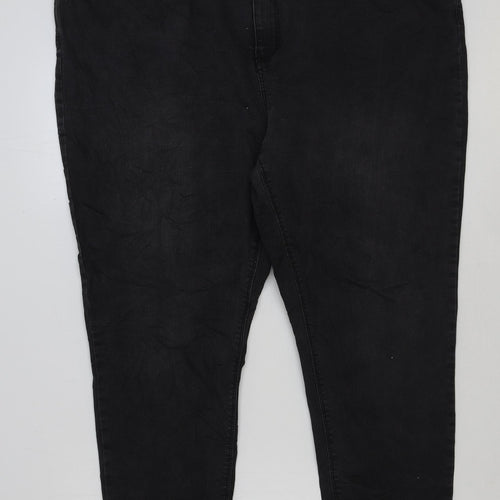 Chlo� Womens Black Cotton Skinny Jeans Size 26 L27 in Regular Button