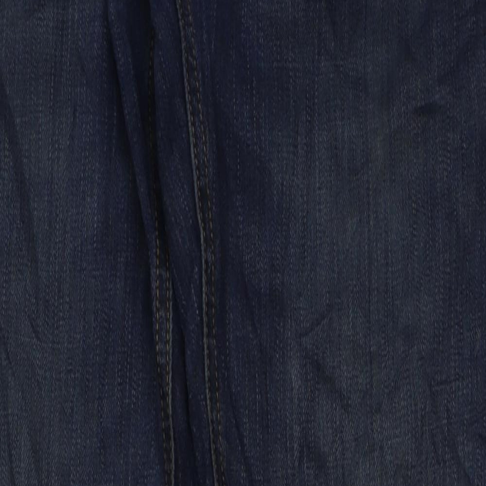 NEXT Mens Blue Cotton Straight Jeans Size 28 in L30 in Regular Button