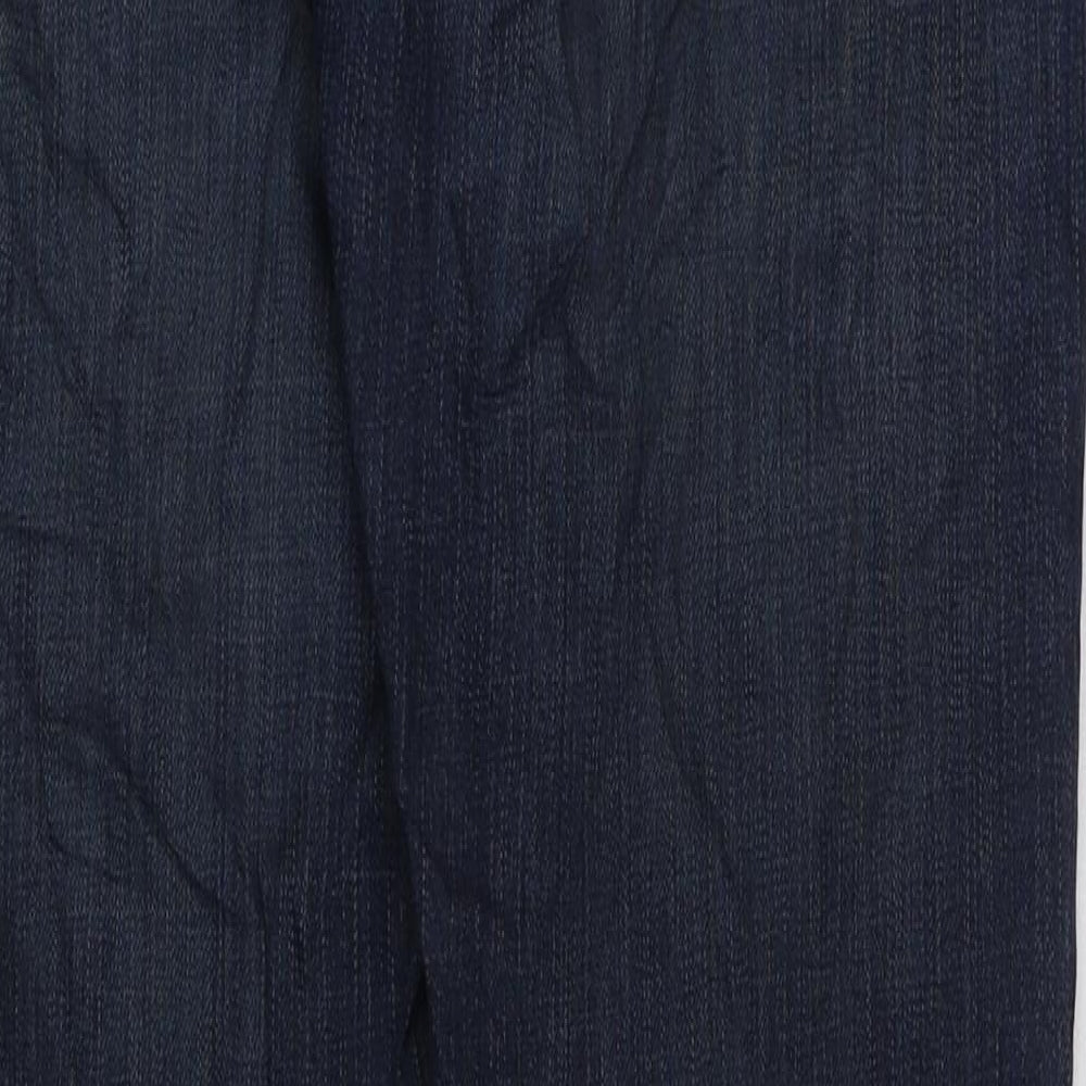 NEXT Mens Blue Cotton Straight Jeans Size 28 in L30 in Regular Button
