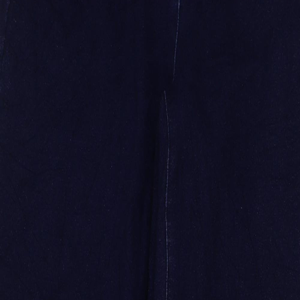 Marks and Spencer Womens Blue Cotton Jegging Jeans Size 12 L33 in Regular Button