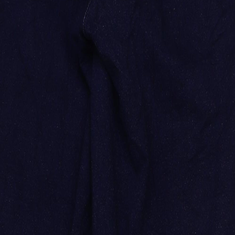 Marks and Spencer Womens Blue Cotton Jegging Jeans Size 12 L33 in Regular Button