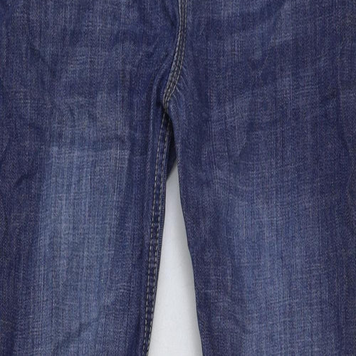 prewor Boys Blue Cotton Straight Jeans Size 10-11 Years Regular Pullover