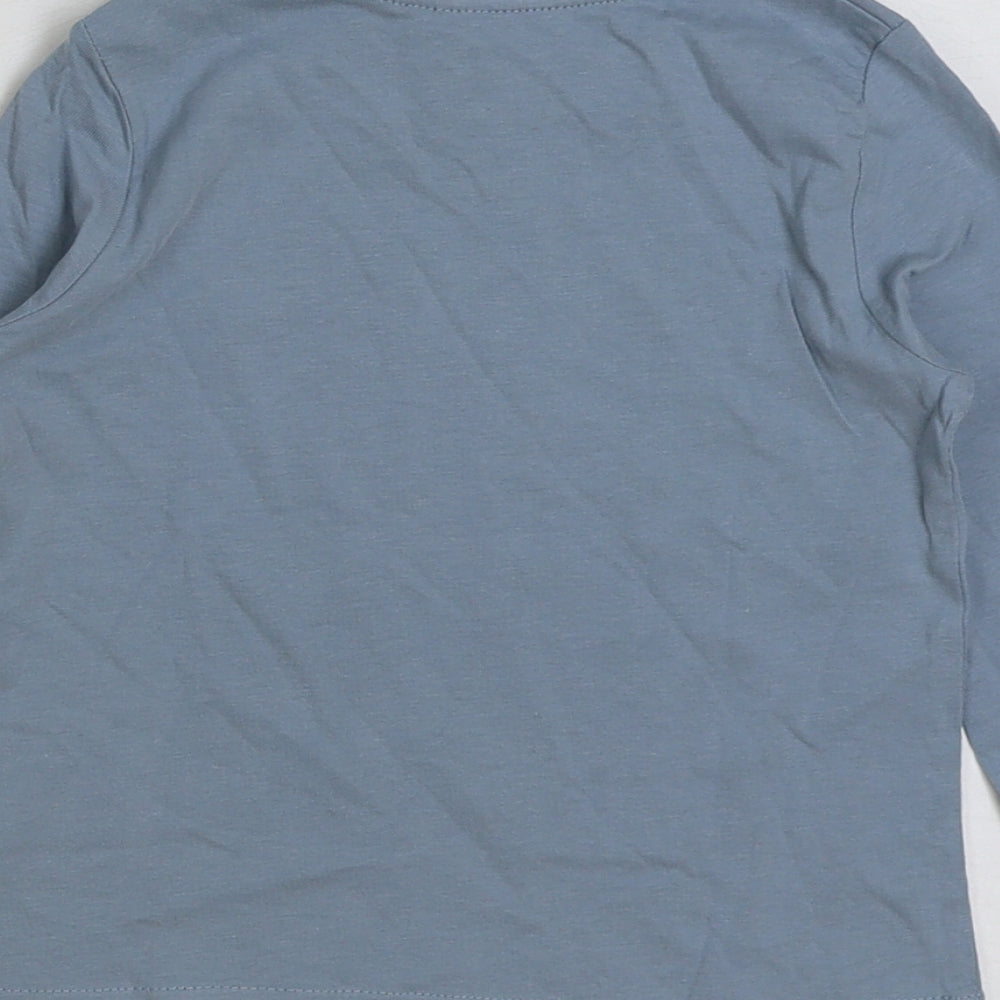 Lupilu Baby Blue Polyester Basic T-Shirt Size 12-18 Months Round Neck Pullover - Alaska