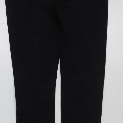 Denim & Co. Womens Black Cotton Skinny Jeans Size 12 L29 in Regular Button