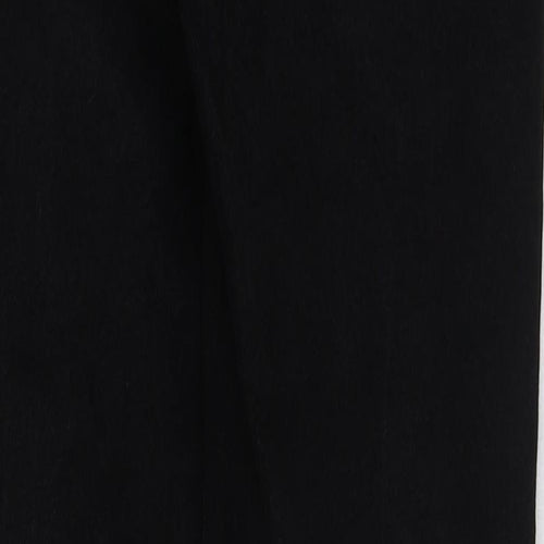 Denim & Co. Womens Black Cotton Skinny Jeans Size 12 L29 in Regular Button