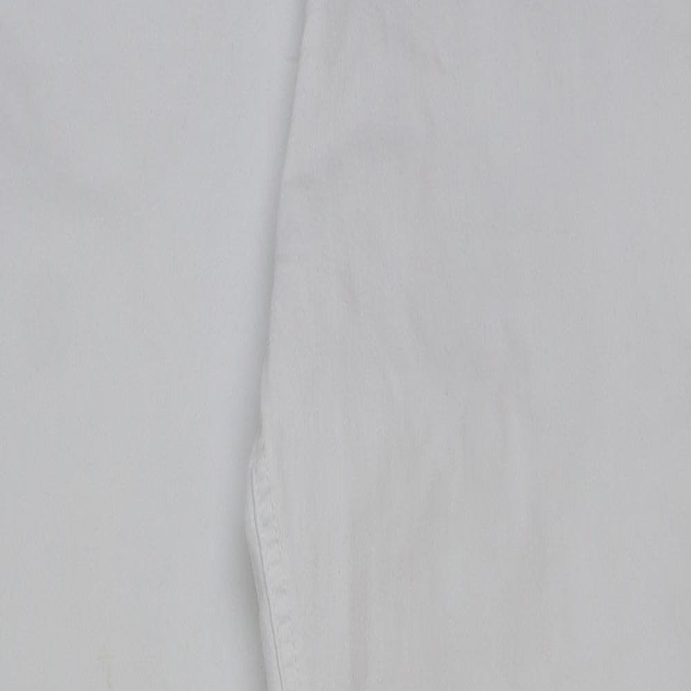 Marks and Spencer Womens White Cotton Jegging Jeans Size 14 L28 in Regular