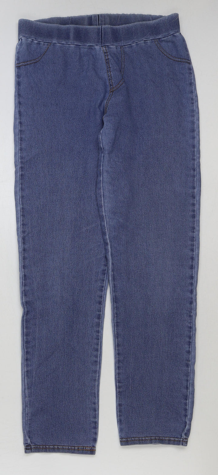 Preworn Womens Blue Cotton Jegging Jeans Size 26 in L28 in Regular
