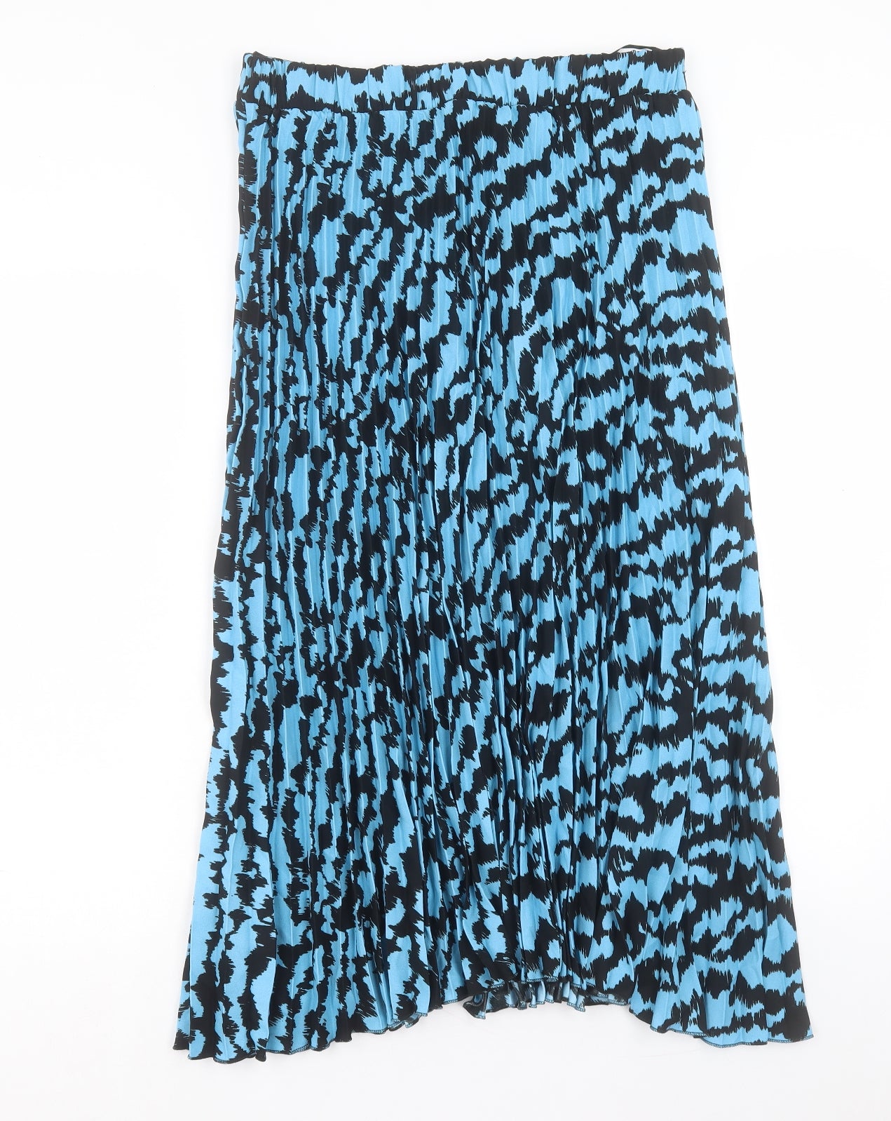 Marks and Spencer Womens Blue Animal Print Polyester A-Line Set Size 12