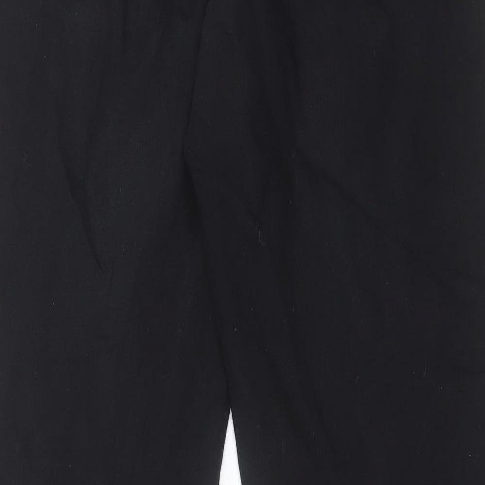 Red Herring Mens Black Cotton Straight Jeans Size 32 in L29 in Regular Button - Short Leg